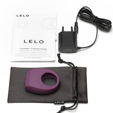 Lelo Tor 2, фиолетовый, Перезаряжаемое эрекционное кольцо с вибрацией, водонепроницаемое и другие товары Lelo с фото