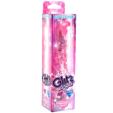 Pipedream Glitz G-spot розовый - Компактный вибратор точки G - купить в секс шопе