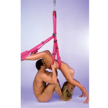 Pipedream Fantasy Swing розовый - Качели для эротических игр - купить в секс шопе