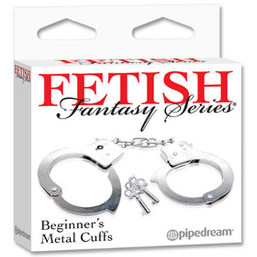Pipedream Beginners Cuffs, Металлические наручники