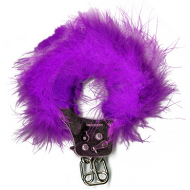 Pipedream Feather Love Cuffs фиолетовый - фото, отзывы