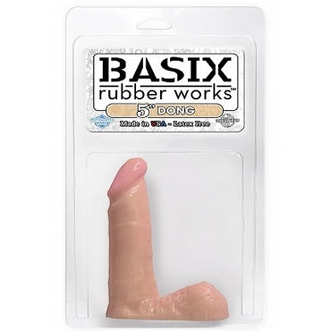 Pipedream Basix Rubber Works 13 см телесный - фото, отзывы