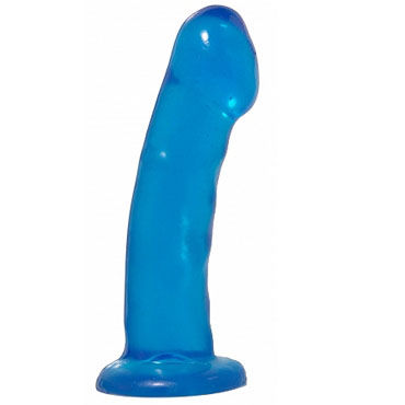 Pipedream Basix Rubber Works 16 см голубой, Фаллоимитатор для анально-вагинальной стимуляции