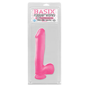 Pipedream Basix with Suction Cup 25 см розовый - фото, отзывы