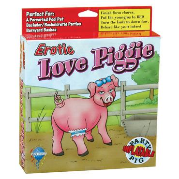 Pipedream Love Piggie, Сувенир надувная свинка
