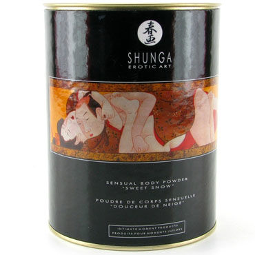Shunga Body Powder, 228 гр - Сладкая пудра для тела, шампанское и клубника - купить в секс шопе