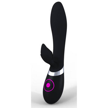 Rabbit Odeco, черный - Вибратор со стимуляцией клитора и точки G - купить в секс шопе