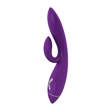 Ovo K1, фиолетовый - Вибратор с клиторальным стимулятором - купить в секс шопе