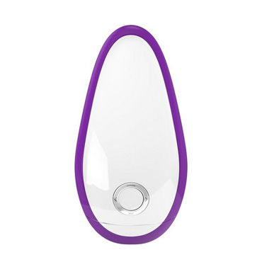 Ovo T2 Клиторальный стимулятор, бело-фиолетовый - Кнопки с подсветкой, 5 программ вибрации - купить в секс шопе