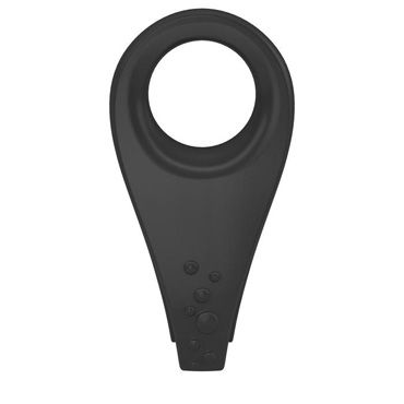 Ovo B3 Эрекционное кольцо, черное - С виброэлементом и клиторальным стимулятором - купить в секс шопе
