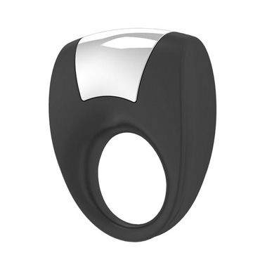 Ovo B8 Эрекционное кольцо, черное, С виброэлементом, стимулирующее клитор
