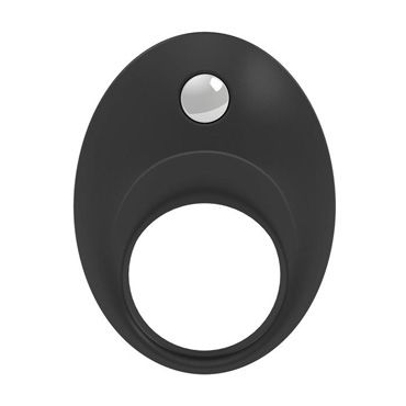 Ovo B10 Эрекционное кольцо, черное, С виброэлементом, стимулирующее клитор