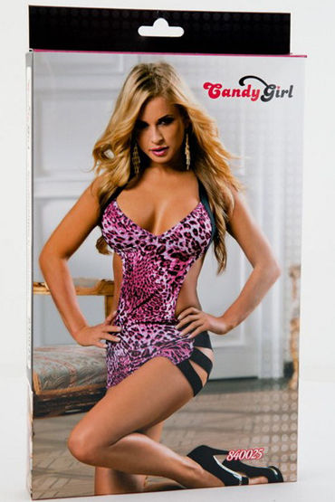 Candy Girl Откровенное мини-платье - С поперечными лямками - купить в секс шопе