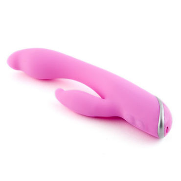 Gopaldas Wish - Вибратор изогнутой формы с клиторальным стимулятором - купить в секс шопе