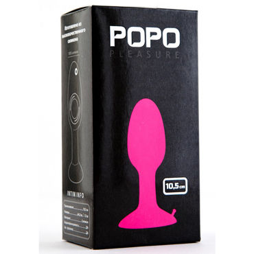 ToyFa Popo Pleasure Анальная втулка, 10см, Со стальным шариком внутри