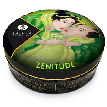 Shunga Massage Candle Exotic Green Tea, 30 мл - фото, отзывы