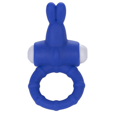 Lovetoy Power Thriller Clit Cockring, синее, Эрекционное кольцо с вибрацией