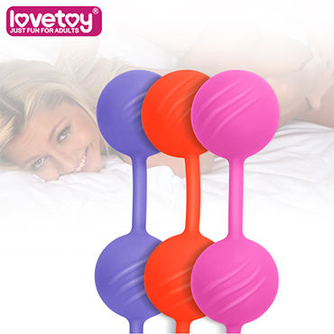 LoveToy Kegel Ball, фиолетовые, Цельные вагинальные шарики  и другие товары LoveToy с фото