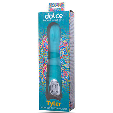 Dolce Tyler Tiffany Blue - Дизайнерский водонепроницаемый вибратор - купить в секс шопе