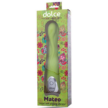 Dolce Mateo Fresh Lime - Дизайнерский водонепроницаемый вибратор - купить в секс шопе