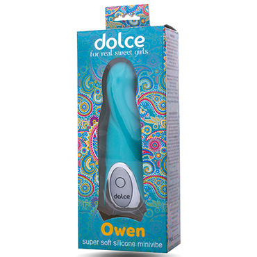 Dolce Owen Tiffany Blue - Дизайнерский мини-вибратор - купить в секс шопе