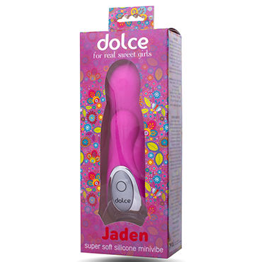Dolce Jaden Bubblegum Pink - Дизайнерский мини-вибратор - купить в секс шопе