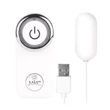 NMC Potent X, белое, Виброяйцо с USB-проводом