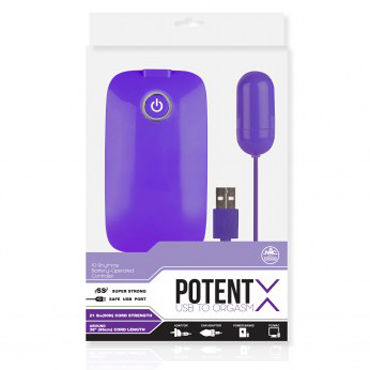 NMC Potent X USB To Orgasm, фиолетовое - фото, отзывы