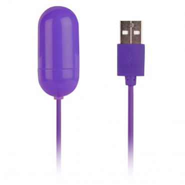 NMC Intensive X, фиолетовое, Виброяйцо с USB-проводом
