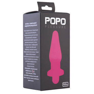ToyFa Popo Pleasure Анальная вибропробка 13,6 см - фото, отзывы
