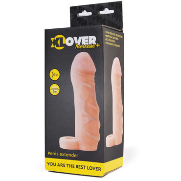 ToyFa Xlover Increase+ , 15 см, Увеличивающая насадка на пенис