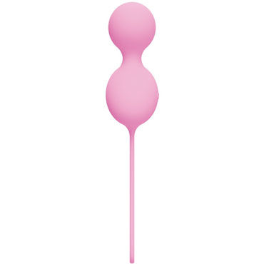 Ovo L3 Offset Love Balls, розовые - Вагинальные шарики с петелькой - купить в секс шопе
