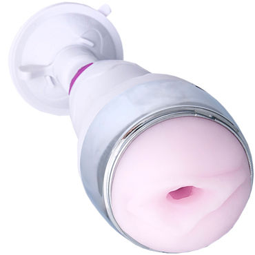 ToyFa A-toys Masturbation Cup, белый - Мастурбатор с голосом и подогревом - купить в секс шопе