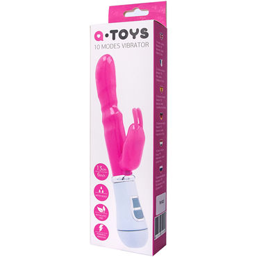 ToyFa A-toys 10 Modes Vibrator, розовый - Вибратор 10 режимами вибрации - купить в секс шопе