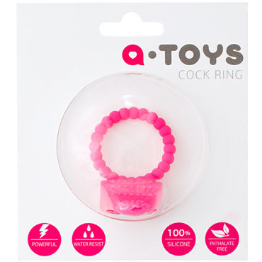 ToyFa A-toys Cock Ring, розовое - фото, отзывы