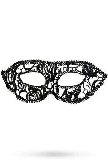 Toyfa Theatre маска Маскарад, черная, Маска ажурная из нитей