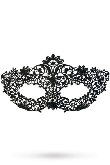 Toyfa Theatre маска Королевская вязь, черная, Маска ажурная из нитей