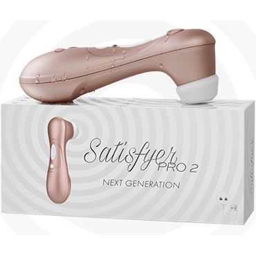 Satisfyer Pro 2, золотисто-розовый - подробные фото в секс шопе Condom-Shop