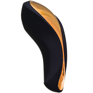 Waname D-Splash Surf, черно-золотой - Низкочастотный вибратор для клитора - купить в секс шопе