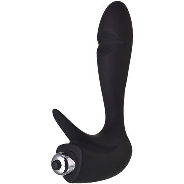 Erotist Adult Toys First, черный - Массажер простаты с вибрацией - купить в секс шопе