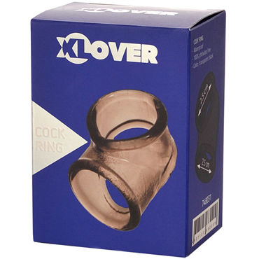 ToyFa Xlover Cock Ring, черное - подробные фото в секс шопе Condom-Shop