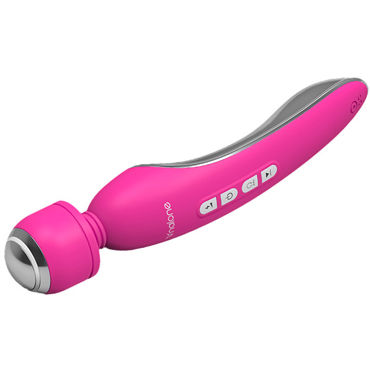 Nalone Electro, розовый - Двусторонний вибратор с электростимуляцией - купить в секс шопе