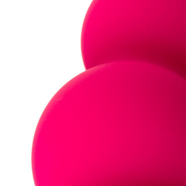 ToyFa Popo Pleasure Анальная цепочка 19 см, розовая - Изогнутой формы - купить в секс шопе