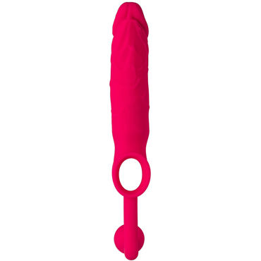 ToyFa Popo Pleasure Насадка на пенис, розовая - фото, отзывы