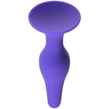 Toyfa A-toys Butt Plug, фиолетовая - Анальная пробка средняя - купить в секс шопе