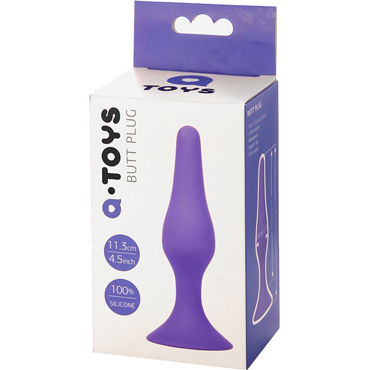 Toyfa A-toys Butt Plug, фиолетовая - подробные фото в секс шопе Condom-Shop