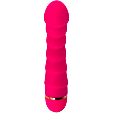 Toyfa A-toys 20 Modes Vibrator, розовый - Вибратор с ребристой поверхностью - купить в секс шопе