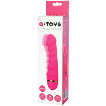 Toyfa A-toys 20 Modes Vibrator, розовый - фото 7