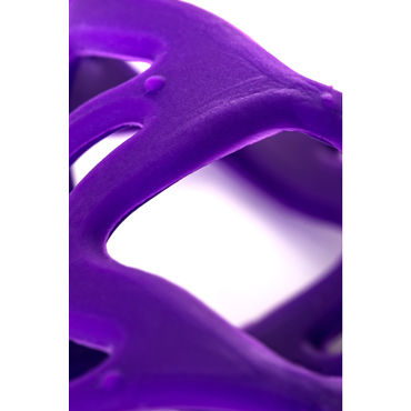Toyfa A-toys Penis Extender, фиолетовая - Насадка на пенис стимулирующая с  точками - купить в секс шопе