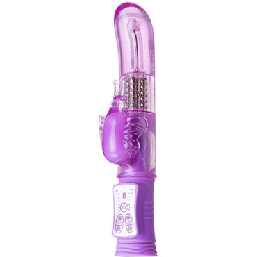 Toyfa A-toys High-Tech Vibrator, фиолетовый, Вибратор с ротацией и гладким стволом